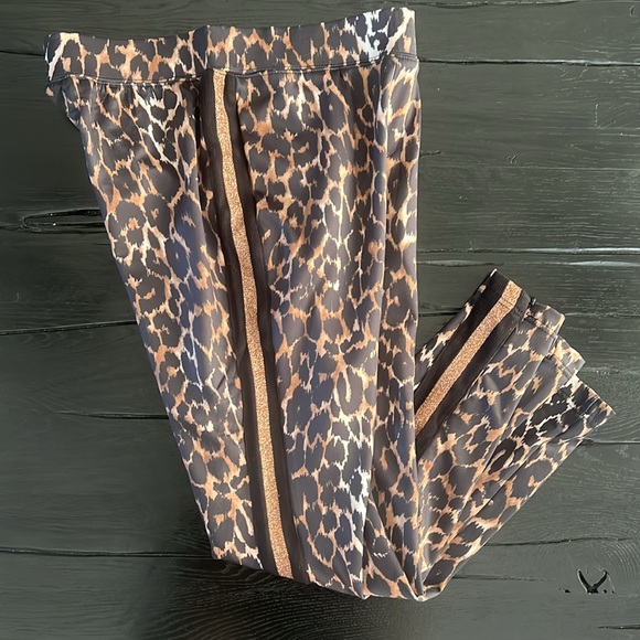 PAM & GELA leopard print track suit NWT size small jacket pants - Picture 8 of 8
